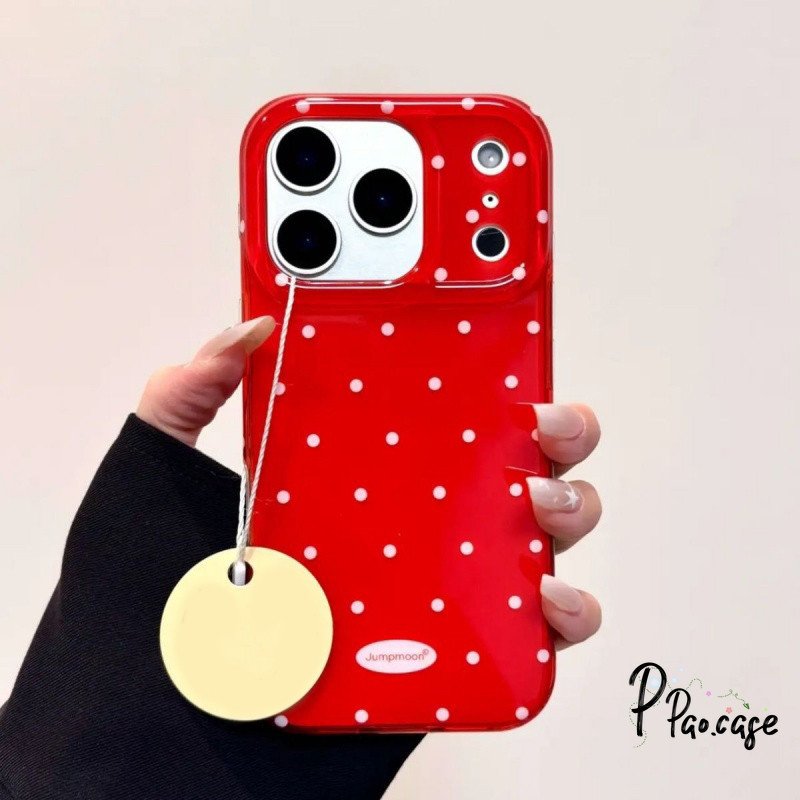 สำหรับ IPhone 16 15 17 Air 12 14 13 Pro Max 15 16 14 Plus 15 14 Pro เคสIMD เคสโทรศัพท์ลายจุดสายคล้อง สีหลากหลายน่ารัก ราคา ถูกที่สุด ดีลบีเคเค แกลเลอรีภาพที่ 4