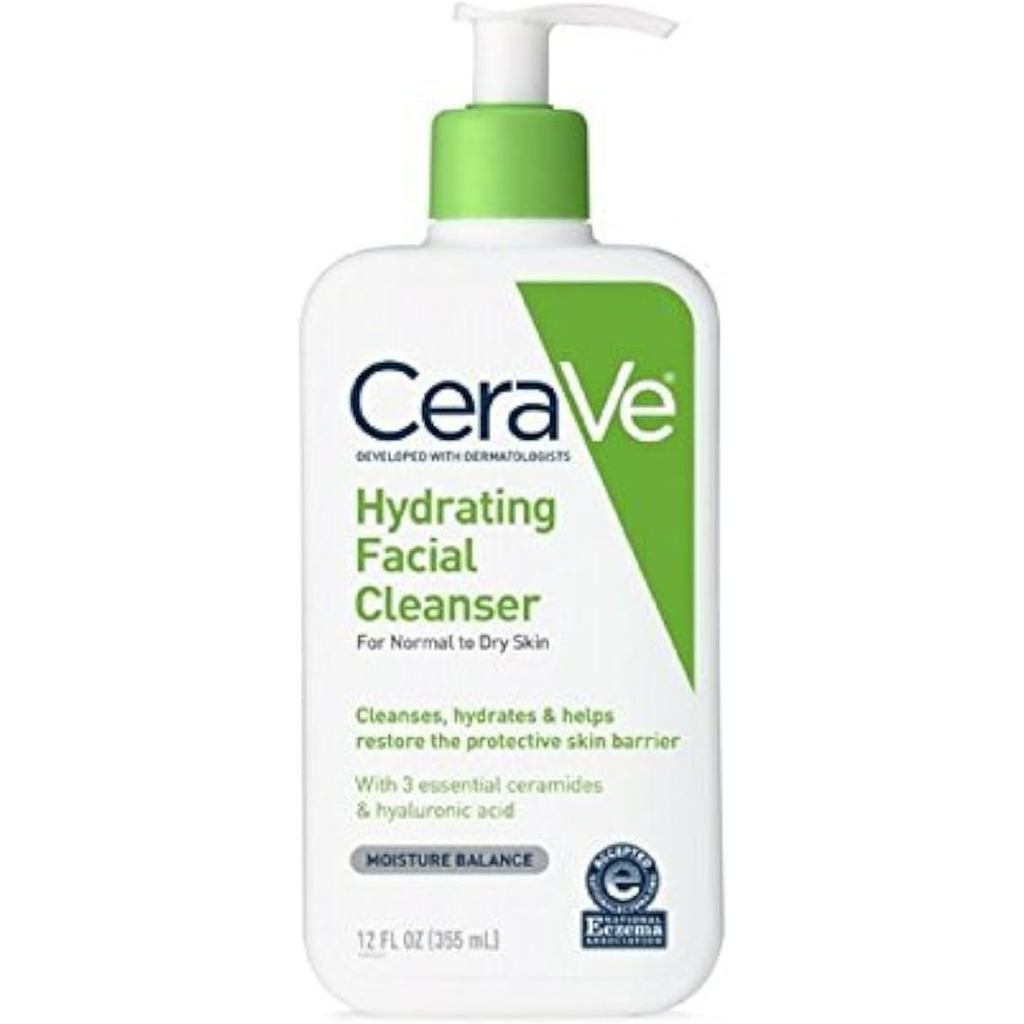 CeraVe Hydrating Facial Cleanser สําหรับล้างหน้าทุกวัน