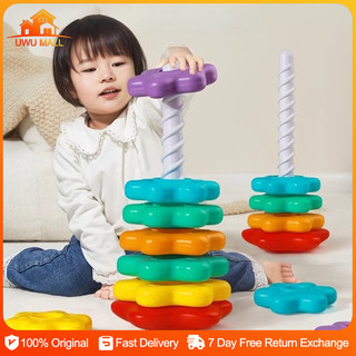 Baby Spinning Stacking Toys Toddler Spinner Ring Stacker Autism Sensory Educational Montessori