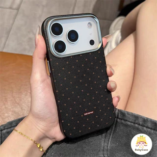 น่ารัก เคสไอโฟน17 เหมาะสำหรับ IPhone 15 17 13 16 12 14 11 Pro Max XR X XS Max 7 8 16 Plus เคสโทรศัพท์ลายจุดสไตล์มินิมอล