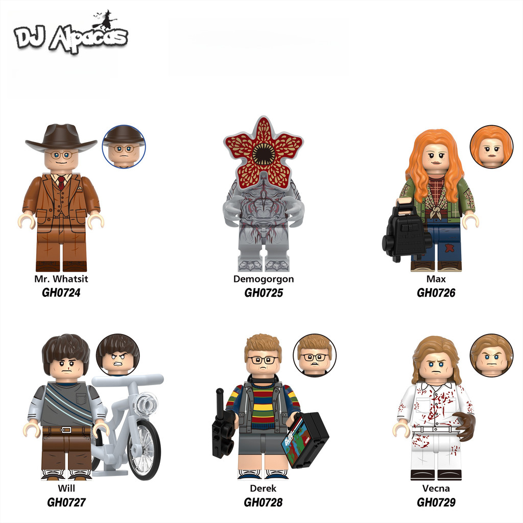 นาย Whatsit Mini Figures ของเล่น Demogorgon Vecna ตุ๊กตาสะสม