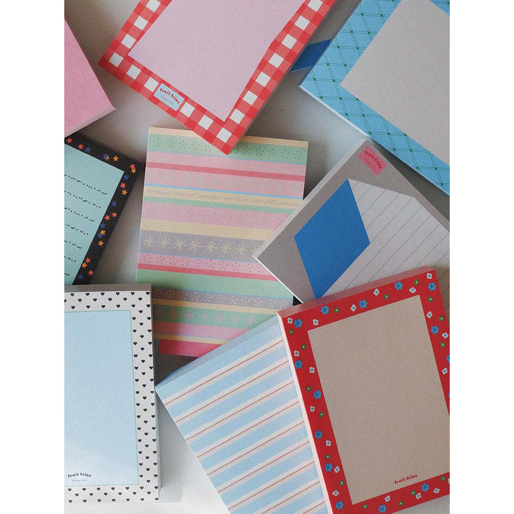 postit postit น่ารัก FRUIT Wenwu Light Retro Learning Handbook Notes