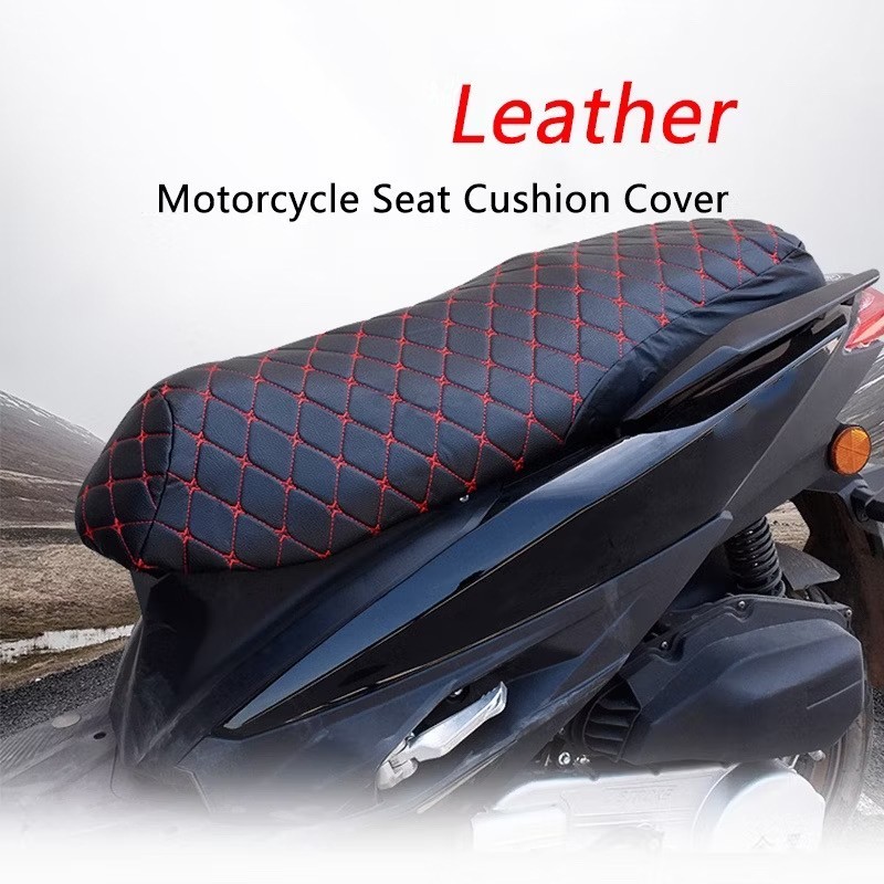 Tee Verse (มีในสต็อก) ปลอกหุ้มเบาะมอเตอร์ไซค์ 3D หนัง PU กันน้ำและกันแดด ขนาด L-2XL ปลอกหุ้มเบาะมอเต