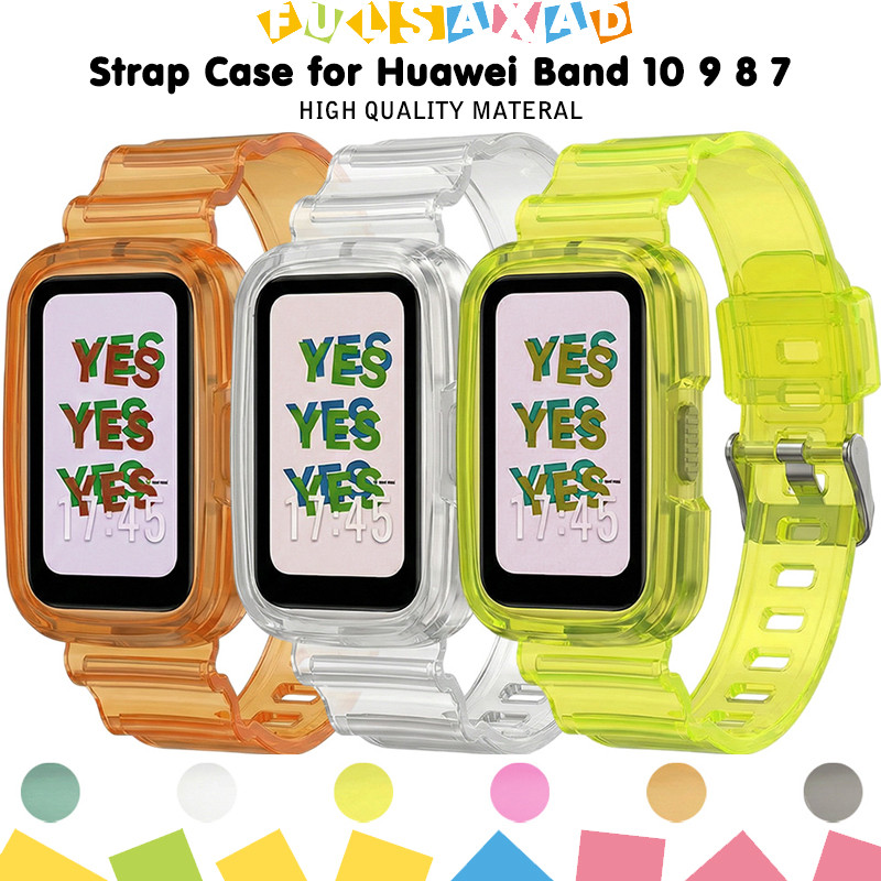 สายนาฬิกา TPU สำหรับ for Huawei Band 10 9 8 7 แผ่นป้องกันหน้าจอสำหรับสายนาฬิกาอ่อน for Huawei Band 10 9 8 7 NFC