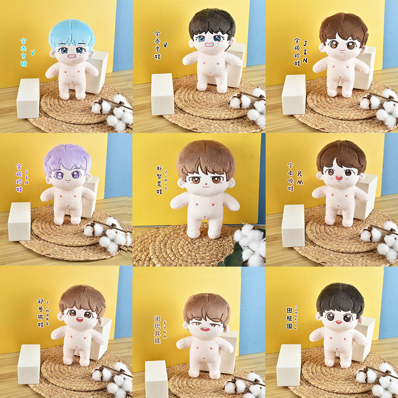เวอร์ชั่นเกาหลี Bangtan Boys Doll Nude Doll Park Jimin Kim Taehyung Min Yoongi Tian Jungkook Kim Nam