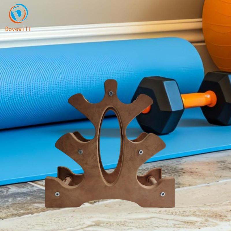 Dovewill Dumbbell Rack Bracket A Frame สามเหลี่ยม Dumbbell Weight Stand สําหรับ Home Gym Strength Tr