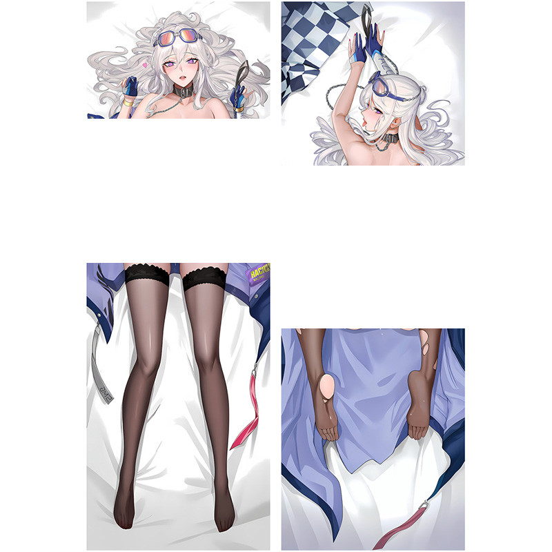 Azur Lane Enterprise อะนิเมะ Dakimakura Waifu กอดหมอน 2 ด้านพิมพ์ Otaku Fullbody