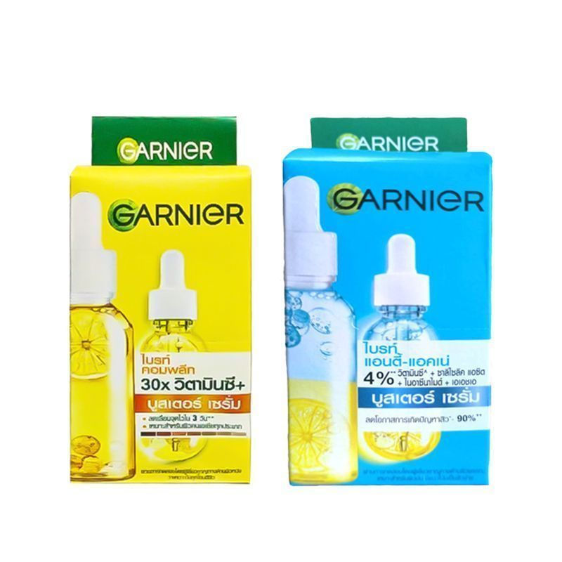 New Product#[Bonded Straight Hair]Garnier Whitening Essence Imported from Thailand, Suitable for Sen