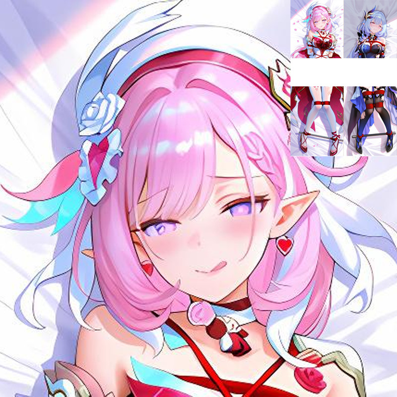 Honkai: Star Rail Elysia อะนิเมะ Dakimakura หมอน 50*150 ซม.Otaku Sleepy หมอนครอบคลุม