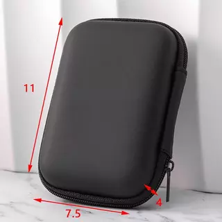 BBTH แบบพกพา 3C Hard Digital Gadgets กระเป๋าเก็บหนังเทียมหูฟัง Charger Case สายเคเบิลข้อมูล U Disk Organizer Vary