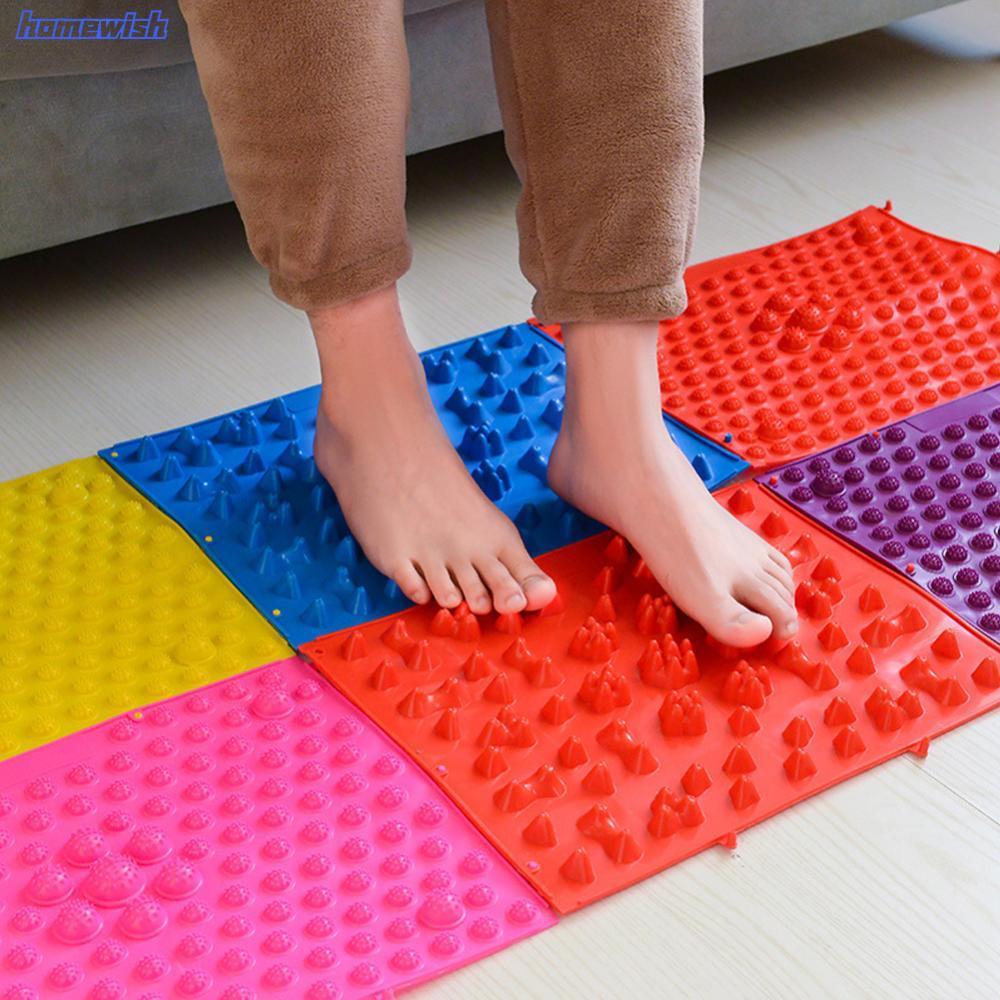 Homewish แผ่นนวดเท้าขนาดใหญ่ทนทาน Reflexology Toe Pressure Blood Circulation Plate Mat สําหรับนวดเท้าเครื่องมือนวดสุขภาพ