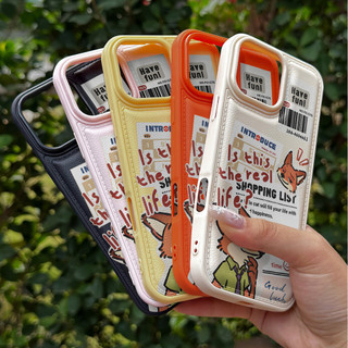 เคสโทรศัพท์หนังลาย Nickelodeon ใช้ได้กับ iPhone13Pro/11/12ProMax/14/15/16,X/XS/XSMax,7/8Plus ช่วยปกป้องเลนส์และกันกระแทก
