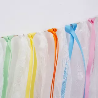 10THB ริบบิ้นผ้าซาติน กว้าง 2 ซม. ยาว 23 ม. ทำโบว์ ของขวัญ งาน DIY สีสวย พร้อมส่ง