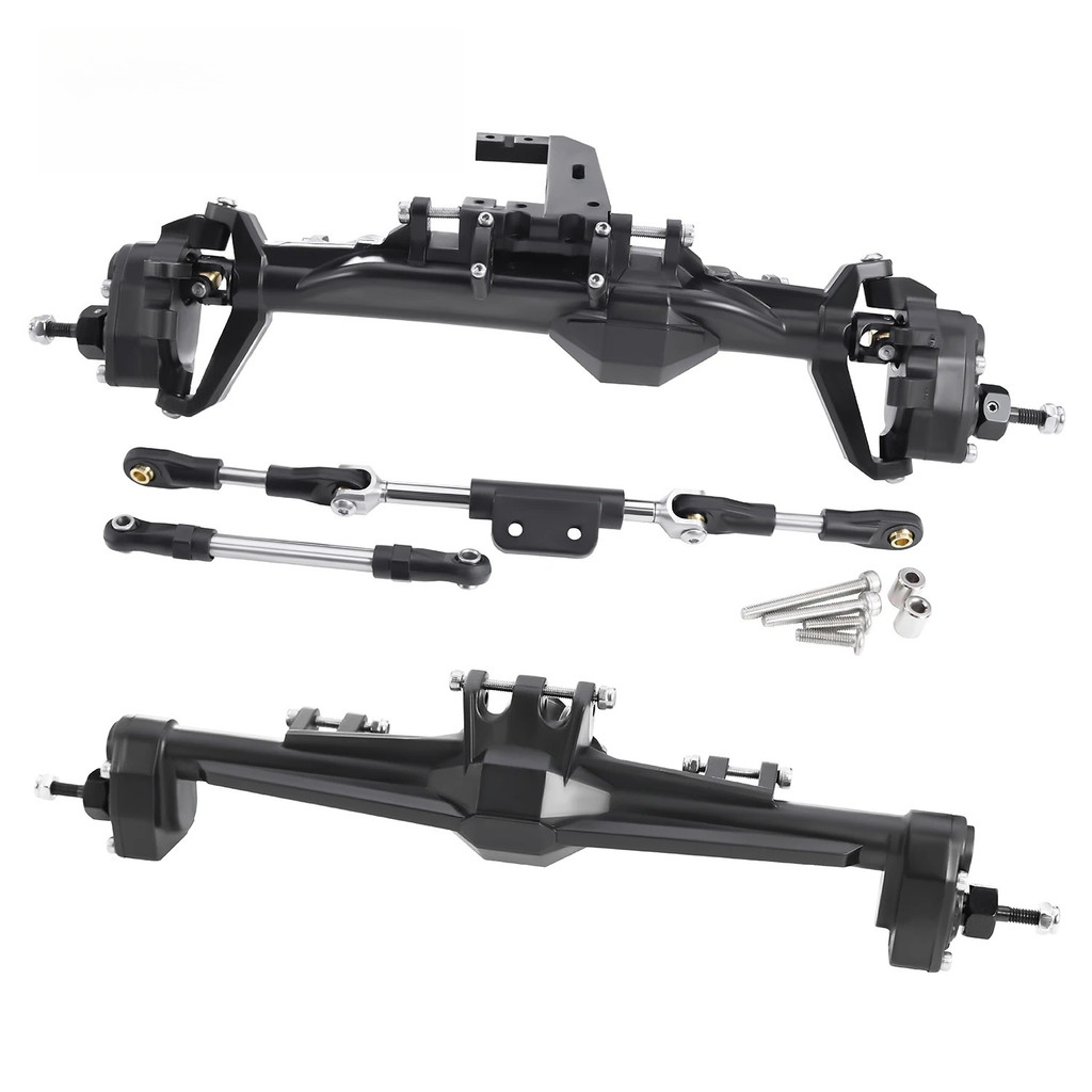 H10 พลาสติกด้านหน้าและด้านหลัง Portal เพลาชุดเพลาสําหรับ 1/10 RC Crawler รถ Vanquish H10 Optic อะไหล