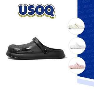 USOQ รองเท้าแตะ แฟชั่น ผู้หญิงและผู้ชายรองเท้าแตะรองเท้าทํางานหนา Soled ยืดหยุ่นสูง EVA อุปกรณ์เสริม DIY（6018）