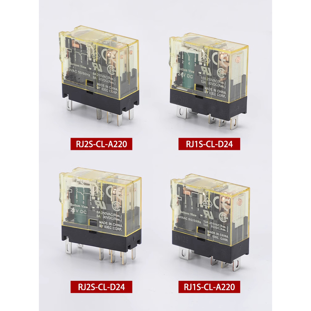 IDEC Izumi รีเลย์ RJ1S/RJ2S-CL-D24 A220 รีเลย์ระดับกลาง CLD D12 A24