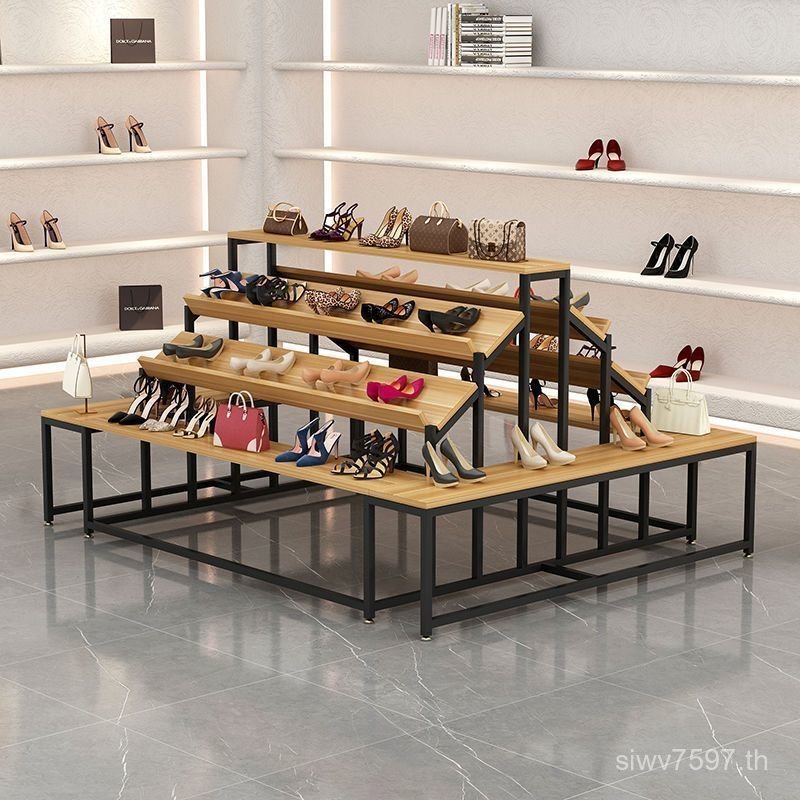 ร้านขายเสื้อผ้าชั้นวางจอแสดงผลโต๊ะเครื่องสําอางห้างสรรพสินค้าชั้นวางรองเท้าชั้นวางจอแสดงผลร้านขายรอง