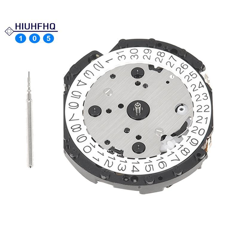 Hiuhfhq106Watch Movement สําหรับ SII VD57C Quartz Movement นาฬิกาอะไหล่ซ่อมอุปกรณ์เสริมโลหะ