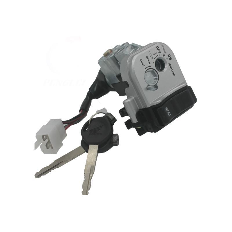 สวิทกุญแจ Click 125i 2012-2014 แท้ กรอบนิรภัย แบบนิรภัยสวิทกุญแจ+กุญแจ Click125i รุ่นแรก ฮอนด้าคลิก สวิทช์กุญแจ - รูปที่ 7