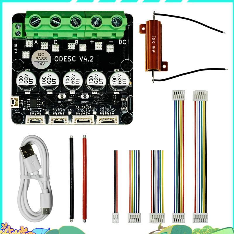 50W 2Ω ตัวต้านทานพลังงานชิ้นส่วนสายเคเบิลข้อมูล Type-C V4.2 8-24V Single-Drive High-Current High-Bru