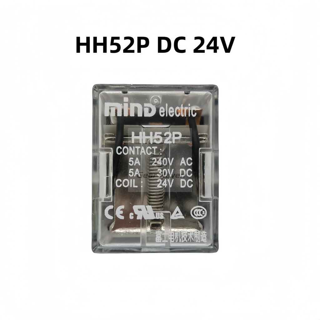 MIND รีเลย์ HH52P HH52P-L HH52P-FL HH52PC พร้อมฐาน TP58X