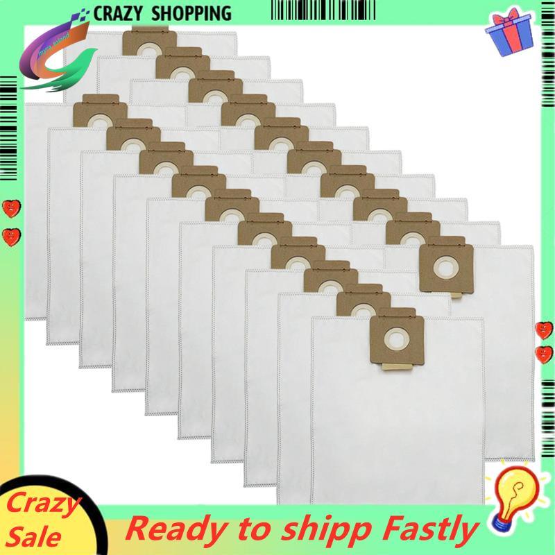 สําหรับ T7 T7/1 T8/1 T12/1 DS5300 เปลี่ยนถุงเก็บฝุ่น-20 ชิ้น, 5 ชั้นกรองเครื่องดูดฝุ่นกระเป๋าอะไหล่