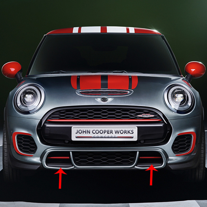 ยี่ห้อใหม่วัสดุพลาสติก JCW กันชนด้านหน้าย่างท่อบาร์สําหรับ Mini Cooper F56 F55 F57 JCW