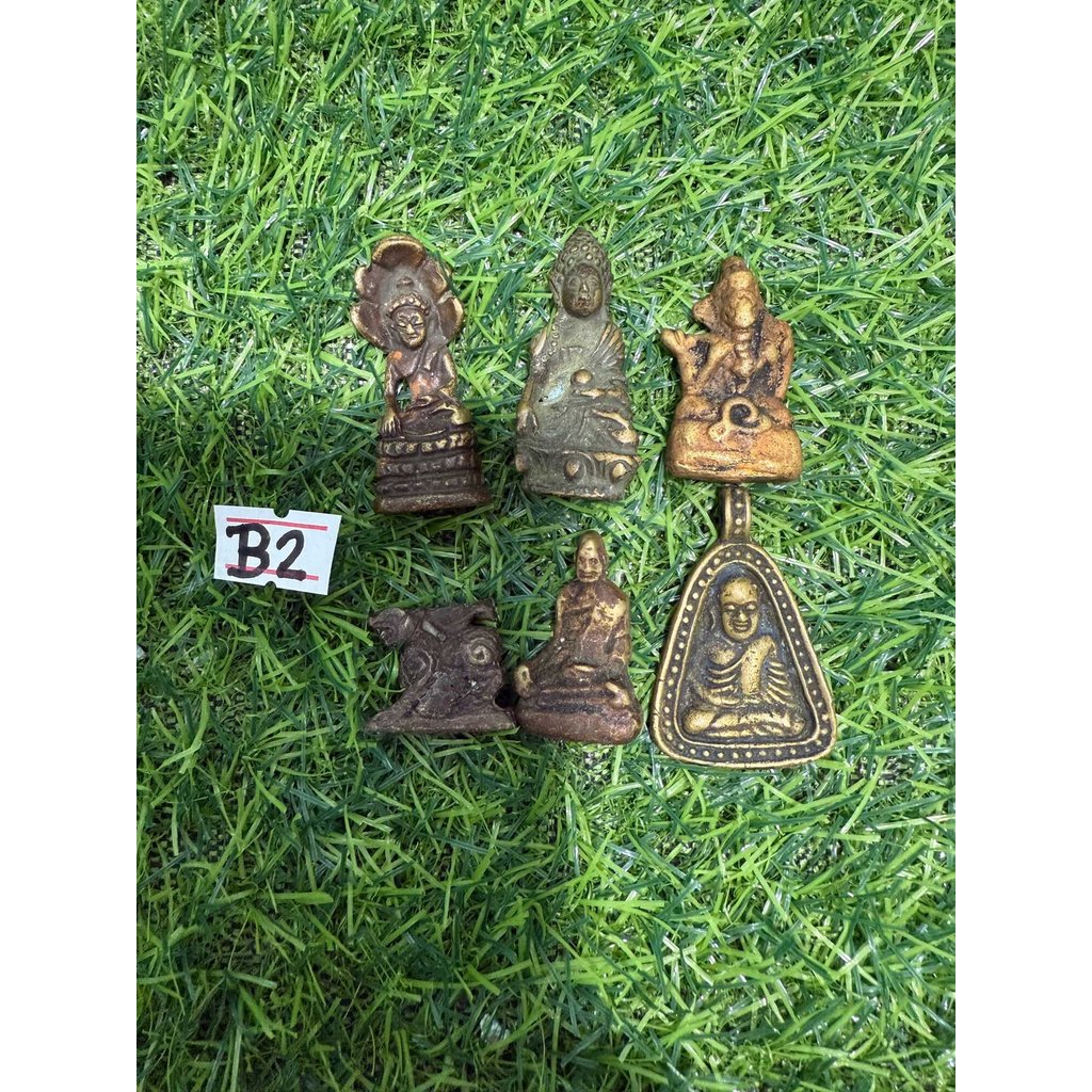 Old Antique Castings, Made of Brass. Each Set Contains 6 Pieces.