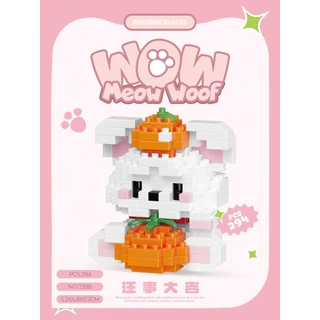 SM ไมโครบล็อกการ์ตูนสัตว์DIY ของเล่นเสริมทักษะ