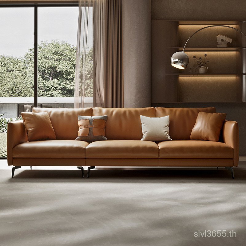 แถวโซฟาที่เรียบง่ายสํานักงานลูกค้ารวมกันที่ทันสมัยรวมกันโดยตรงโซฟาอิตาลีสไตล์ธุรกิจ ลักซ์2131#真皮接待 V