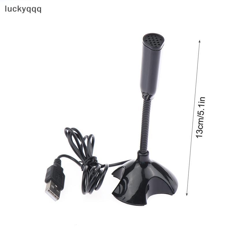 Luckyqqq 3.5 มม.แล็ปท็อปไมโครโฟน USB Desktop Stand Mic พร้อมสําหรับสตูดิโอคําพูดร้องเพลงสําหรับเล่นเกมสตรีมมิ่งได้ดี ราคา ถูกที่สุด ดีลบีเคเค แกลเลอรีภาพที่ 5