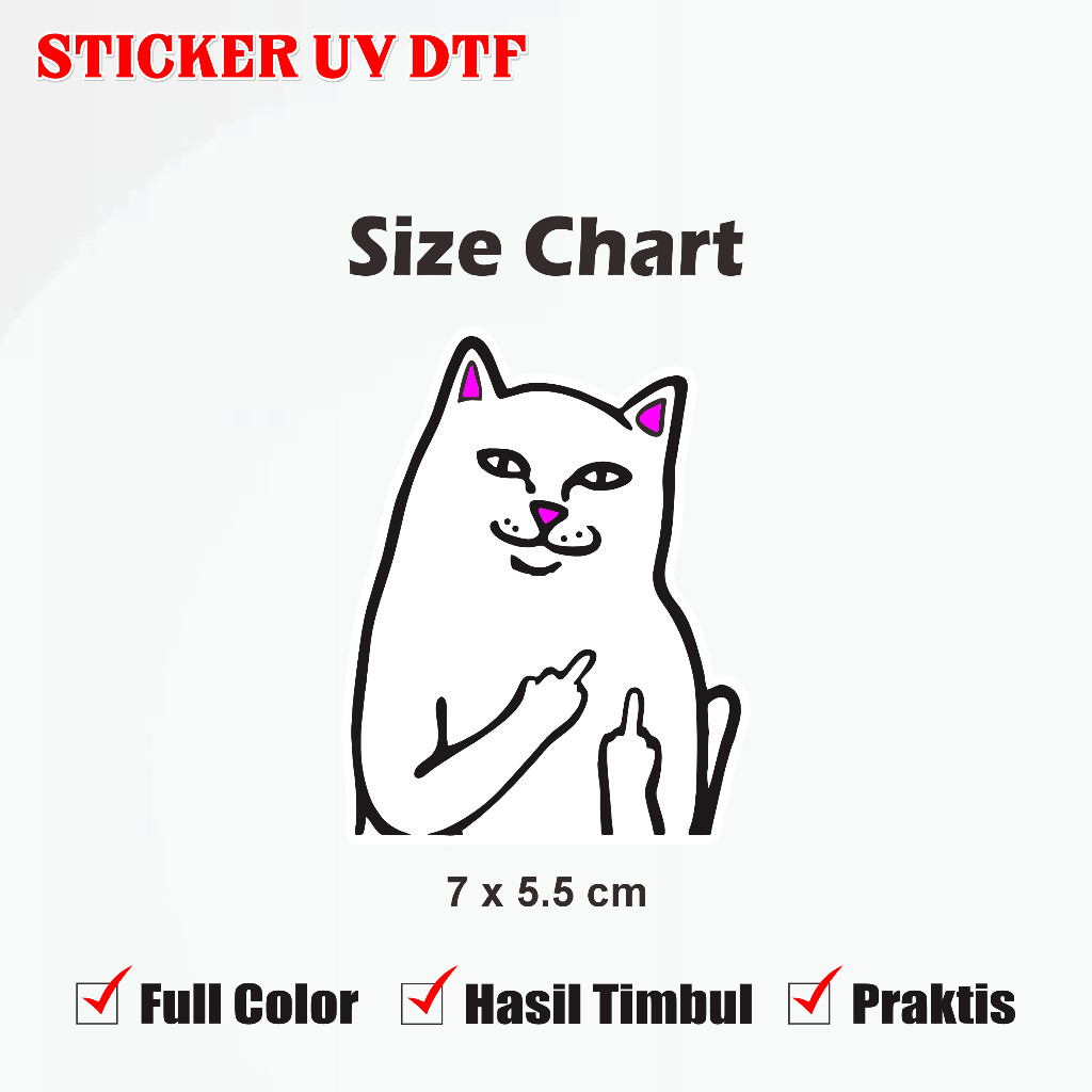 Ripndip Glossy Sticker สติ๊กเกอร์มอเตอร์ไซค์ UV DTF Multi Sticker