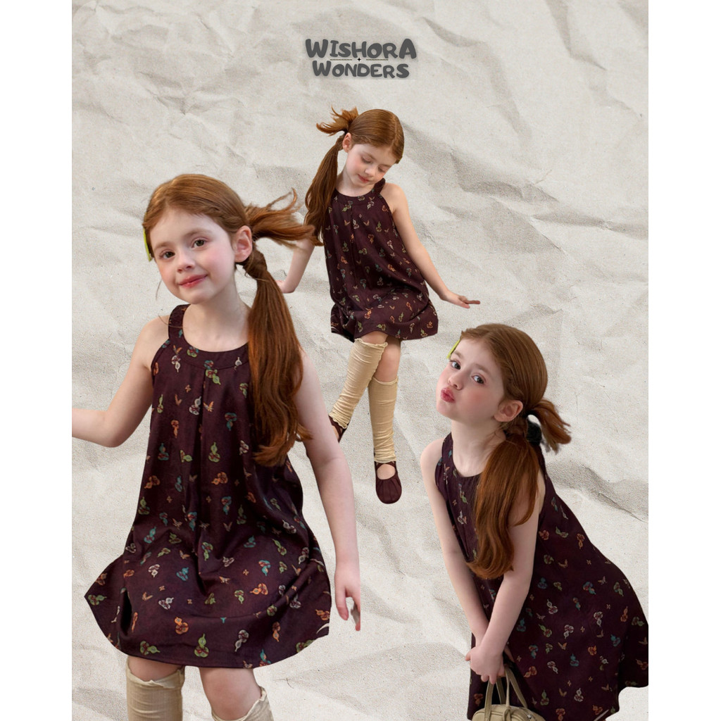 WISHORA WONDERS 26 sprin DLD260040 Aurora Fairy Dress เสื้อผ้าเด็ก เสื้อผ้าแฟชั่น ชุดเดรสเด็ก ชุดเดรสเจ้าหญิง