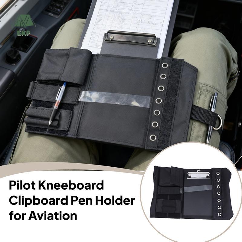 [EKP] Pilot Kneeboard ผ้า Oxford พร้อมสายปรับได้ Aviation Leg Strap Board Pilot Kneeboard ผ้า Oxford