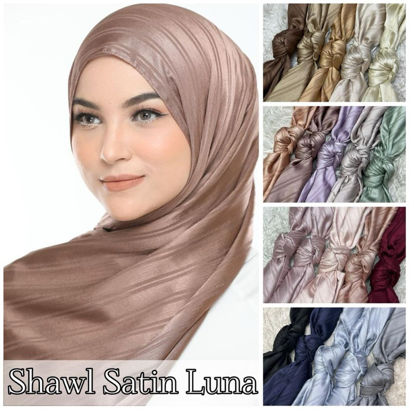 SHAWL SATIN SHIMMER LUNA VIRAL