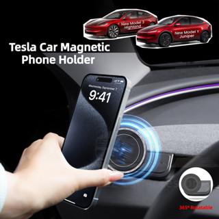 Tesla Car ที่วางโทรศัพท์แม่เหล็กพร้อม Rotatablefor รุ่น 3 Hi…