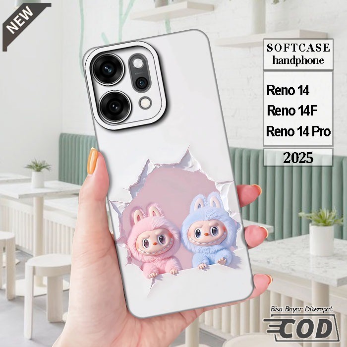 เคส OPPO RENO 14 _OPPO RENO 14F Case _OPPO RENO 14 PRO Case _เคสซิลิโคนสีดําใสยืดหยุ่น