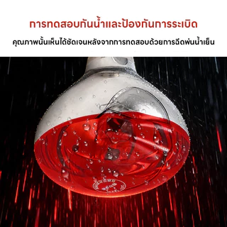 หลอดฟอินฟาเรดทำความร้อน หลอดไฟกกไก่ หลอดไฟกกนก กกหมู ป้องกันระเบิด ประหยัดพลังงาน ฟาร์มไก่ หมู แพะ