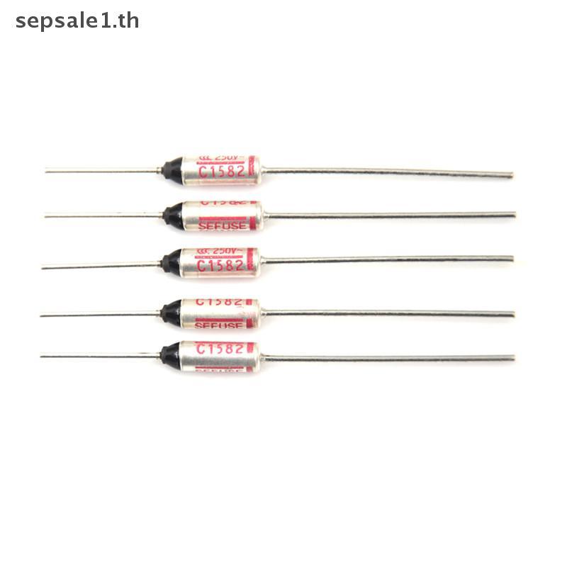 # SALE # 5 ชิ้น SF214E Sefuse Cutoffs NEC Thermal Fuse 216°C 216 องศาเซลเซียส 10A 250V .