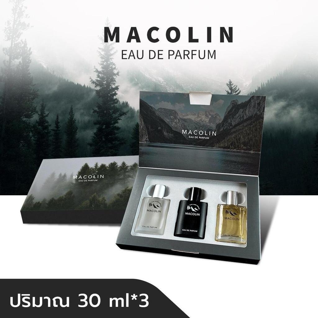 【LannaLume Mall】น้ำหอม MACOLIN REFRESH SUNSHINE MEN'S PERFUME SUIT ใช้ได้ทั้งชายและหญิง 30ml*3 ผู้ชา