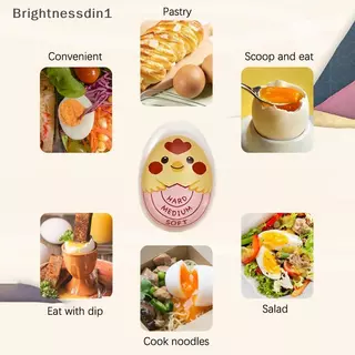 [สดใส] ไข่ต้มจับเวลาไข่ที่สมบูรณ์แบบเปลี่ยนสีจับเวลานุ่มยากไข่ต้มครัวทําอาหารเป็นมิตรกับสิ่งแวดล้อมเรซิ่นสีชมพูเครื่องมือจับเวลา บาร์บีคิว