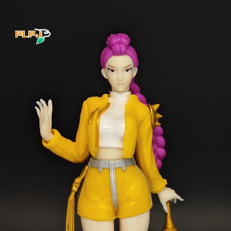 PLPJ 1 ชิ้นการ์ตูนอุปกรณ์ต่อพ่วงเล่นเกมตกแต่งโต๊ะร้อนอะนิเมะ Kpop Demon Hunters รูปของเล่นคอลเลกชันตัวเลขชุดของขวัญใหม่ - รูปที่ 2