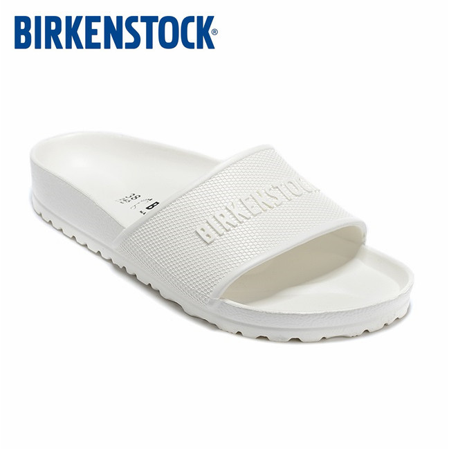 BIRKEN & STOCK เยอรมนีนําเข้าผู้ชายผู้หญิงสไตล์เดียวกันรองเท้าแตะแฟชั่น eva รองเท้าแตะหัวเข็มขัดแบนรองเท้าชายหาด Barbados Series