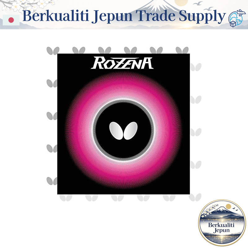 Butterfly Table Tennis Rubber Rozena 06020 Black Extra Thick