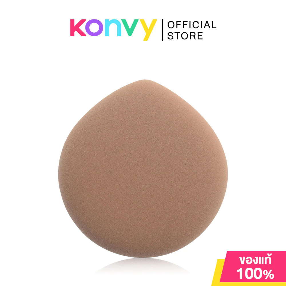 SUPERMOM Marshmallow Puff 1pc #Jumbo พัฟมาชเมลโล่ ซุปเปอร์มัม ทรงหยดน้ำปลายแหลม ขนาดใหญ่ มีตลับ.