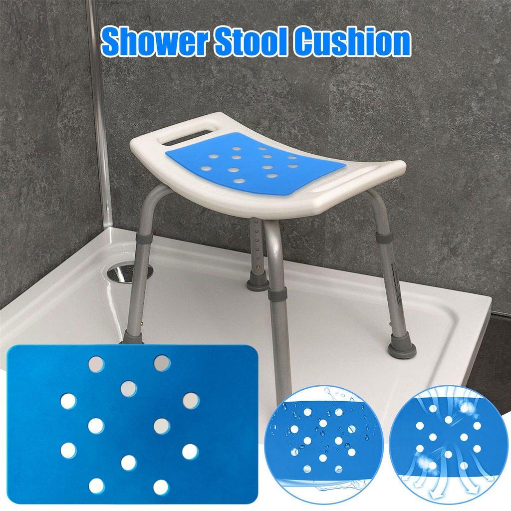 เก้าอี้อาบน้ํา Pad เก้าอี้อาบน้ํากันน้ํา Anti Skid Bench Mat สําหรับสุขอนามัยส่วนบุคคล Home Care Daily Routine Handicap yontnth