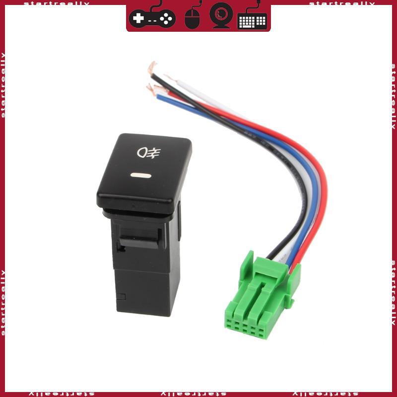 Front Foglight Push Switches 4 Wire Button for Multiple Model Automotive Parts