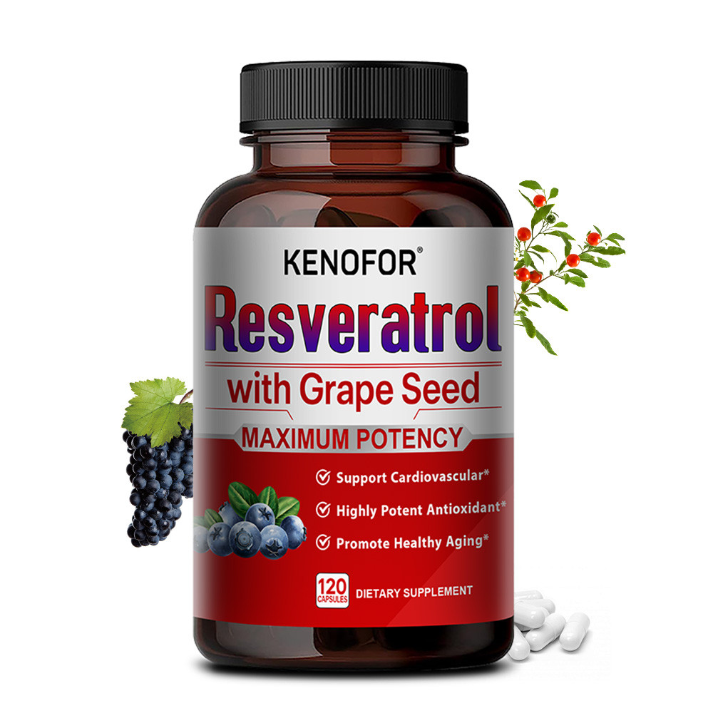 KOYOFOR Resveratrol Dietary Capsules: ปกป้องสุขภาพหัวใจ ให้การสนับสนุนสารต้านอนุมูลอิสระ และเสริมภูมิคุ้มกันและความจํา
