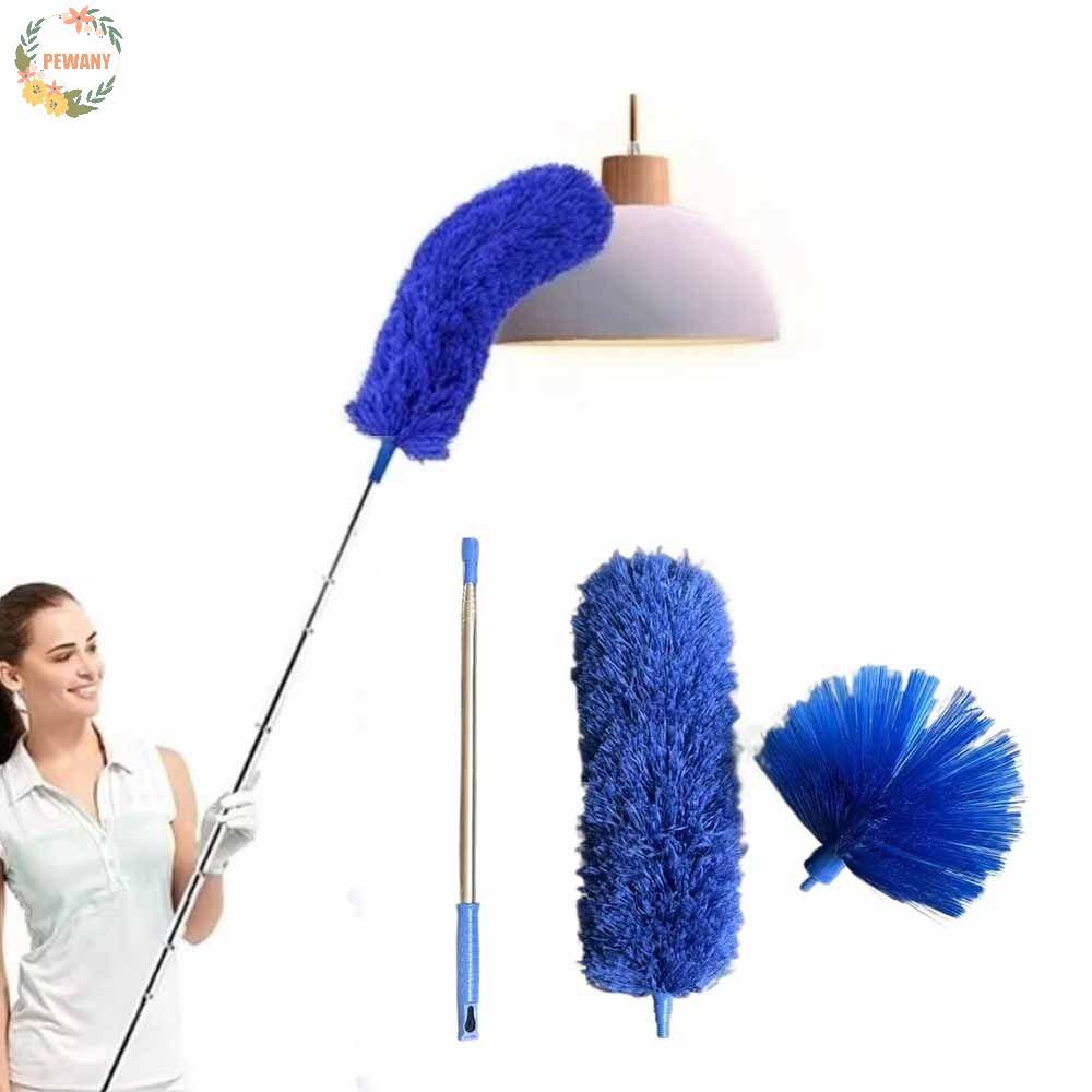 PEWANY Telescopic Duster, Microfibre Dust Removal Spider Web Removal, ปฏิบัติล้างทําความสะอาดได้ขยาย Rod เพดานทําความสะอาดแปรงทําความสะอาด Home Maintenance