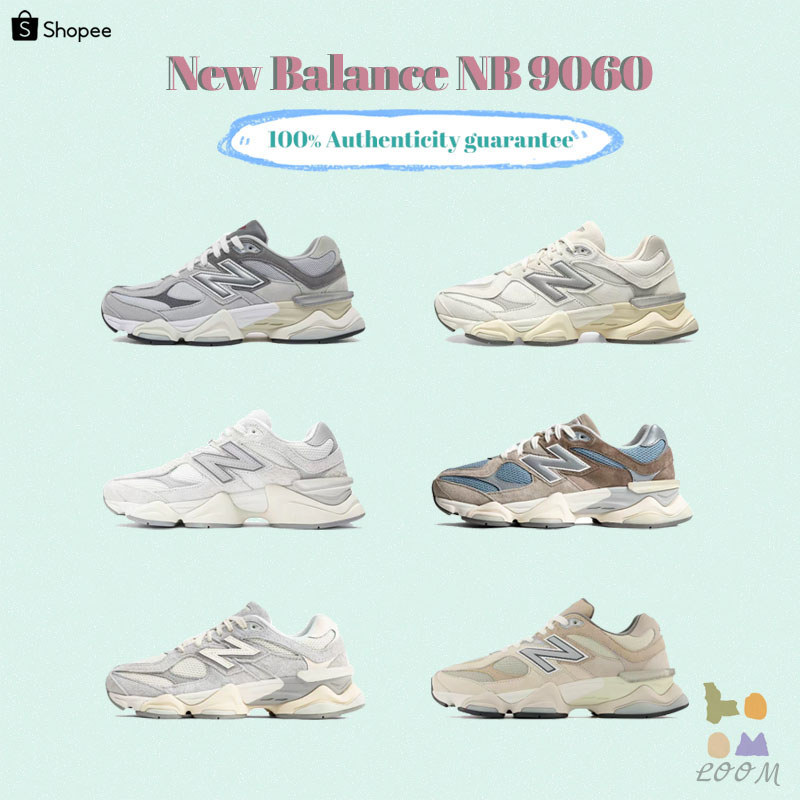 ✨พรีออเดอร์（100% รับประกันของแท้）New Balance NB9060 รองเท้า (U9060GRY/U9060ECA/U9060HSC/U9060HSA/U90